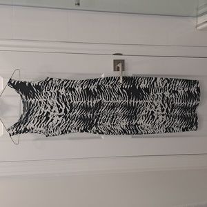 Animal print maxi dress size XS